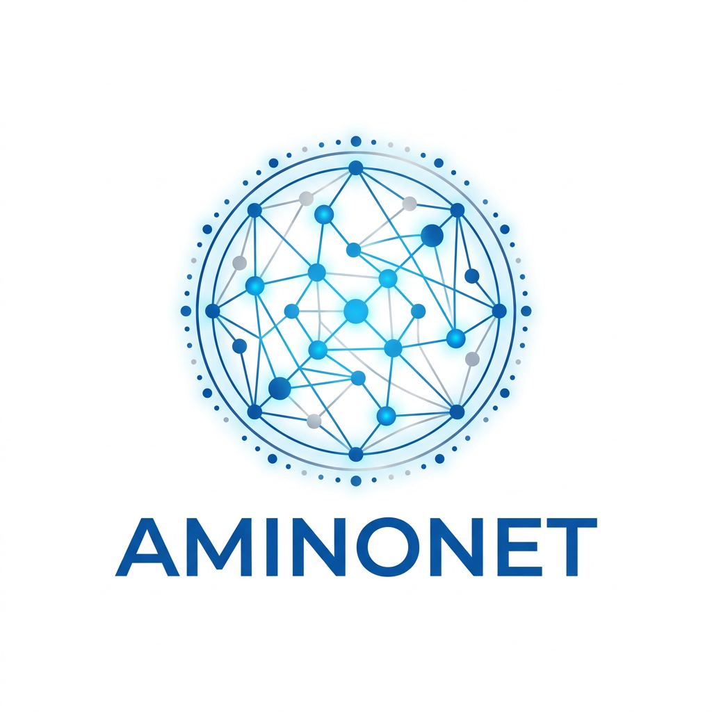AminoNet.com brand logo concept