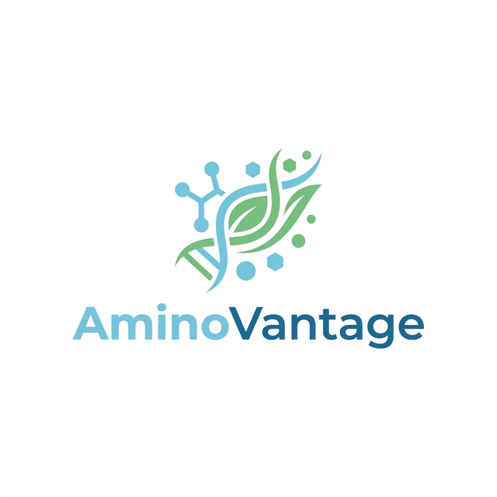 AminoVantage.com brand logo concept