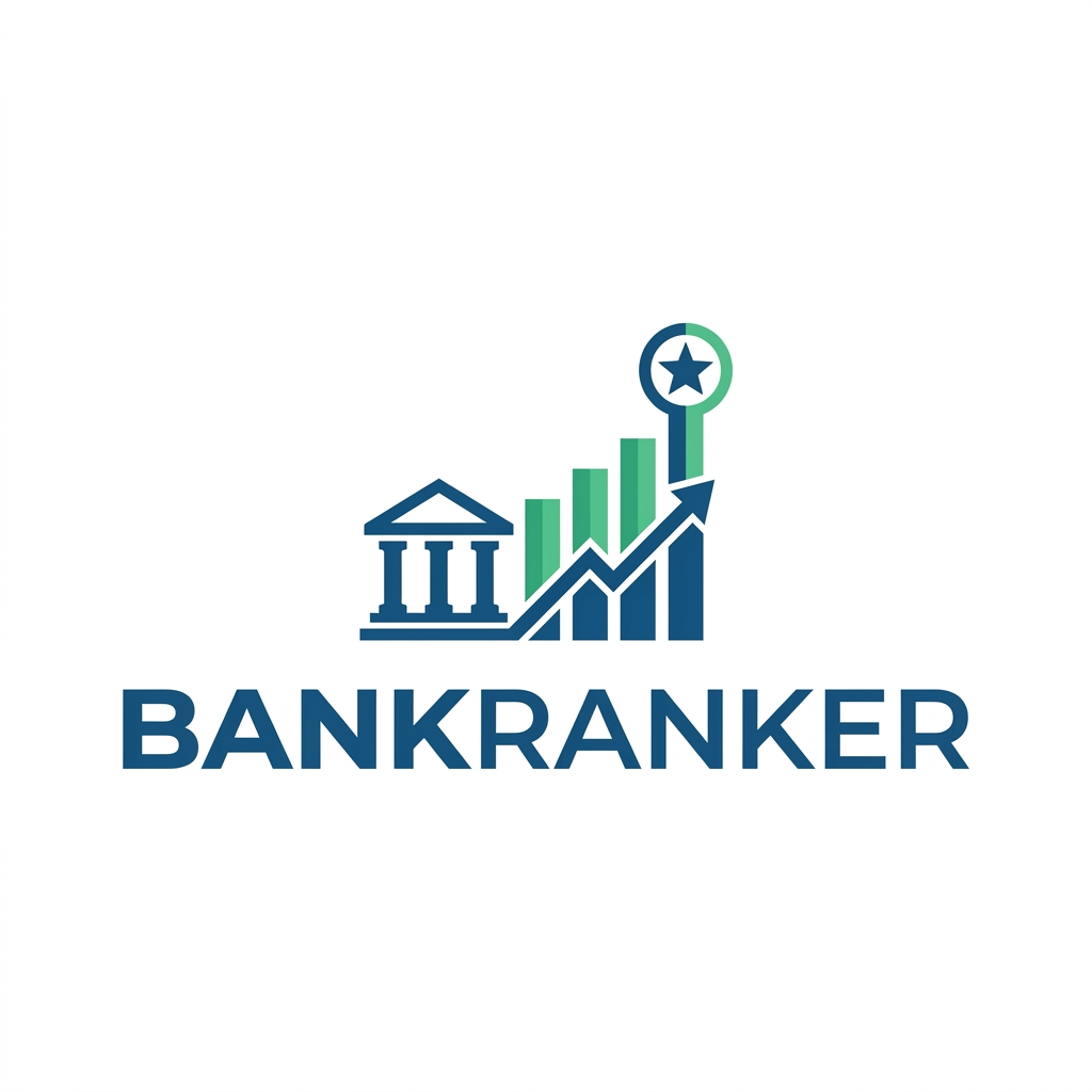 BankRanker.com brand logo concept