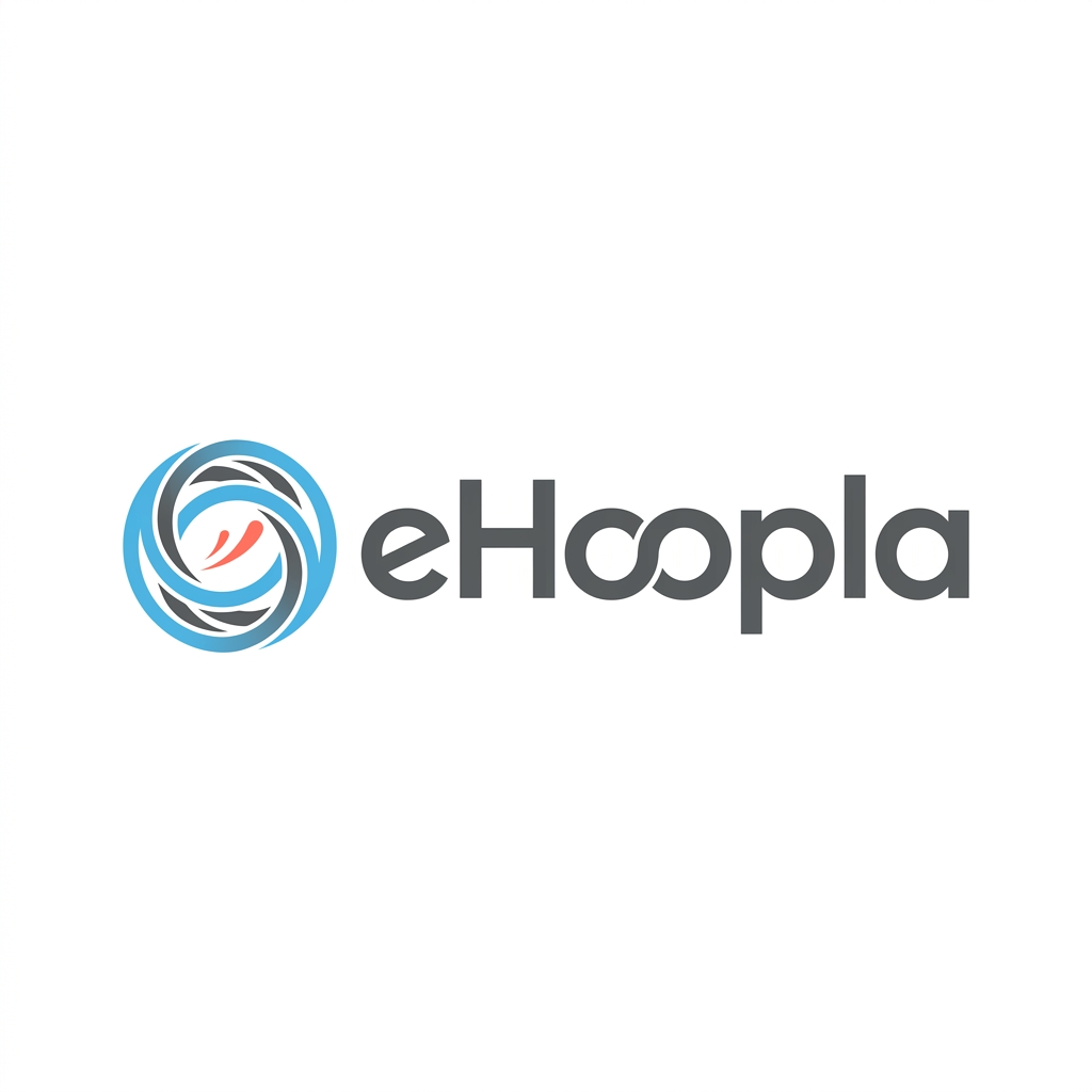eHoopla.com brand logo concept