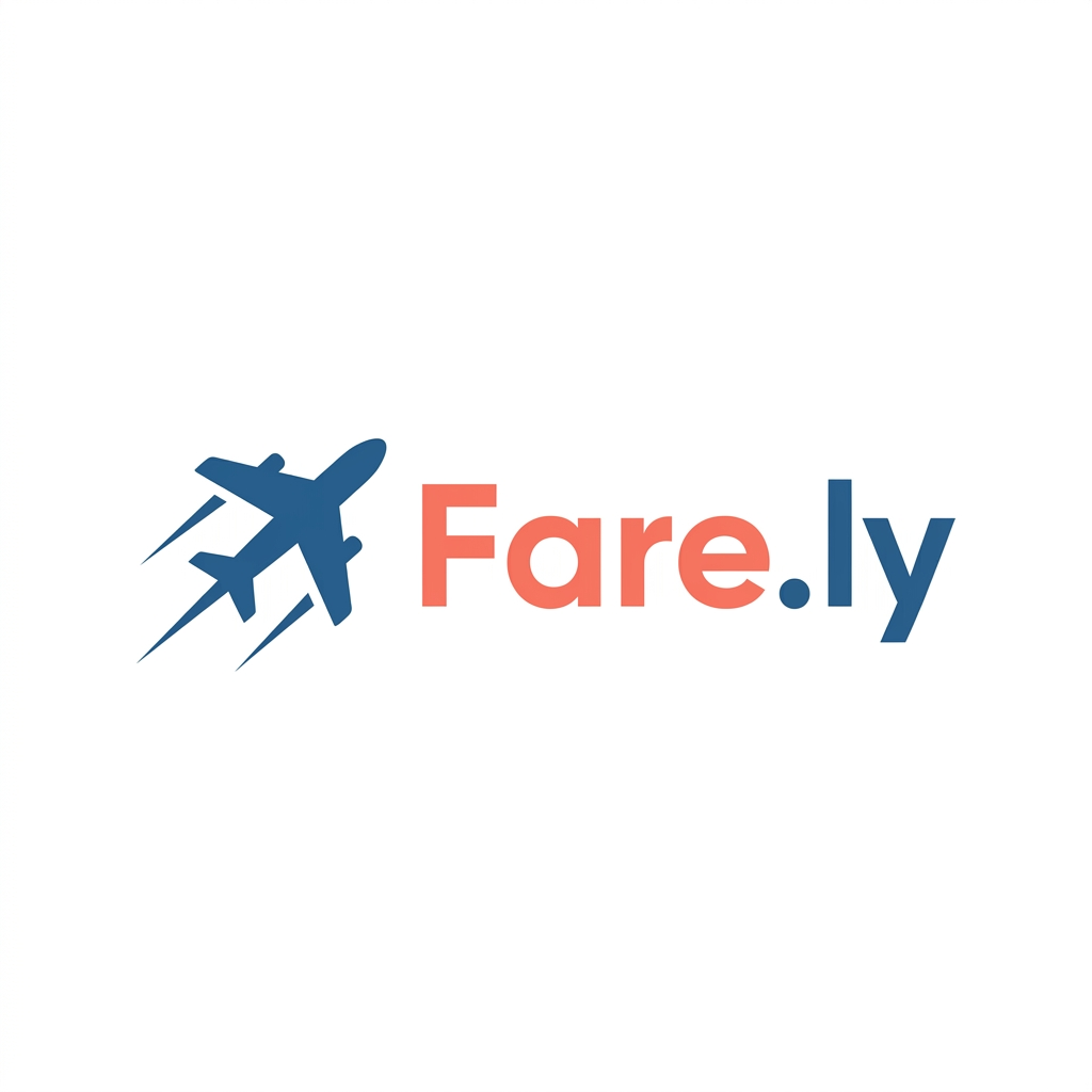 Fare.ly brand logo concept