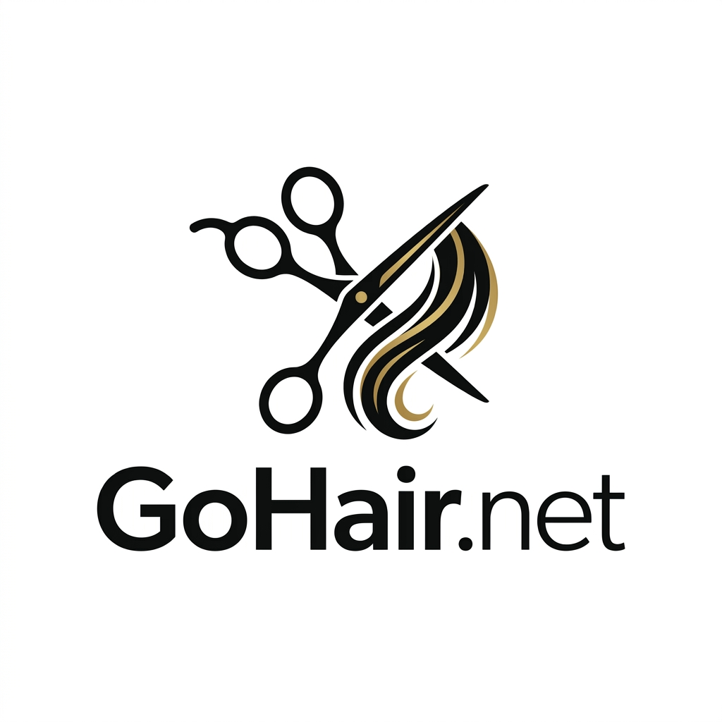 GoHair.net brand logo concept