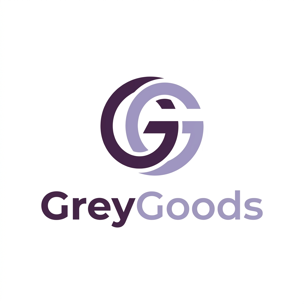 GreyGoods.com brand logo concept