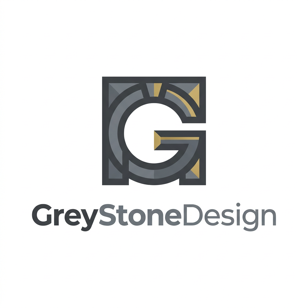 GreyStoneDesign.com brand logo concept