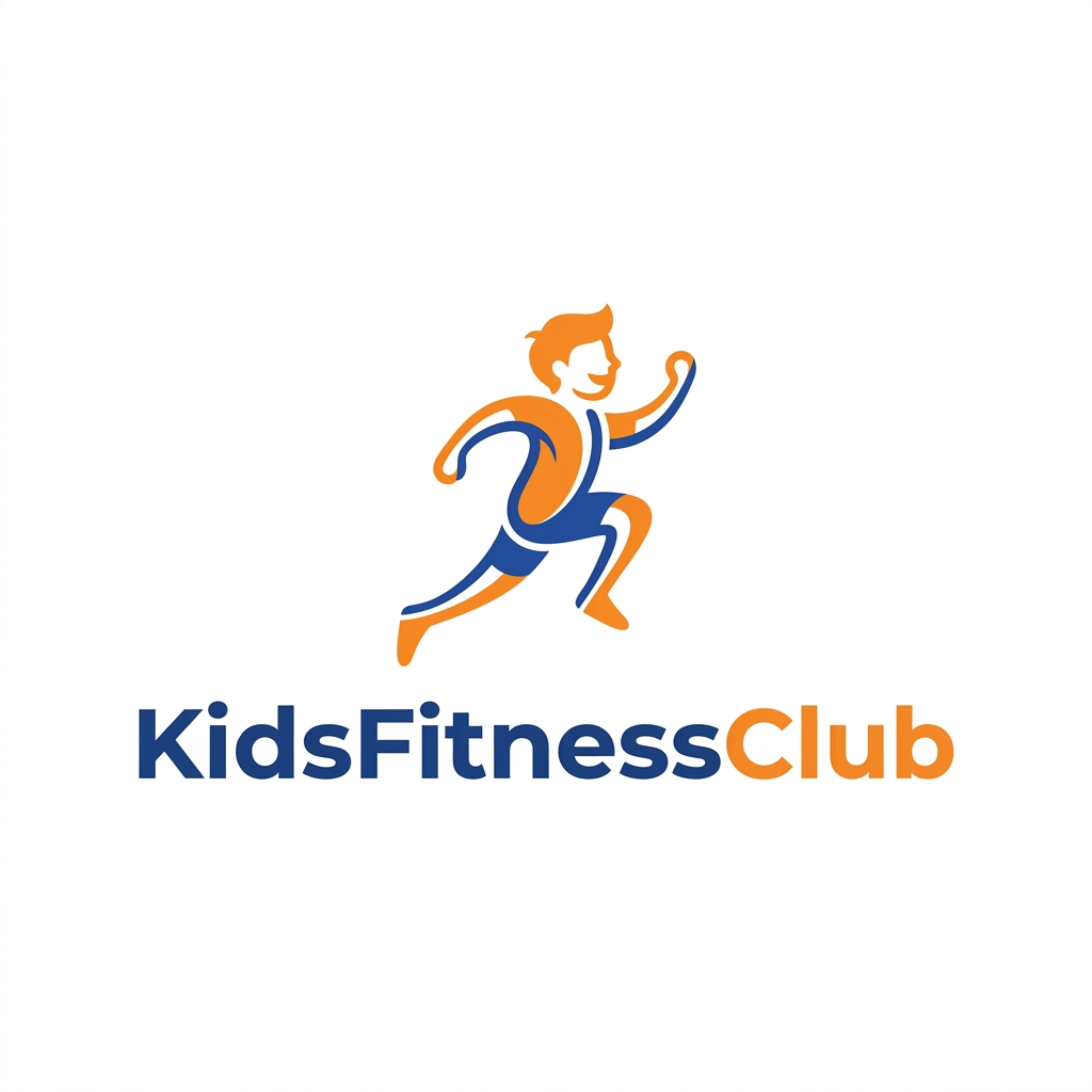 KidsFitnessClub.com brand logo concept
