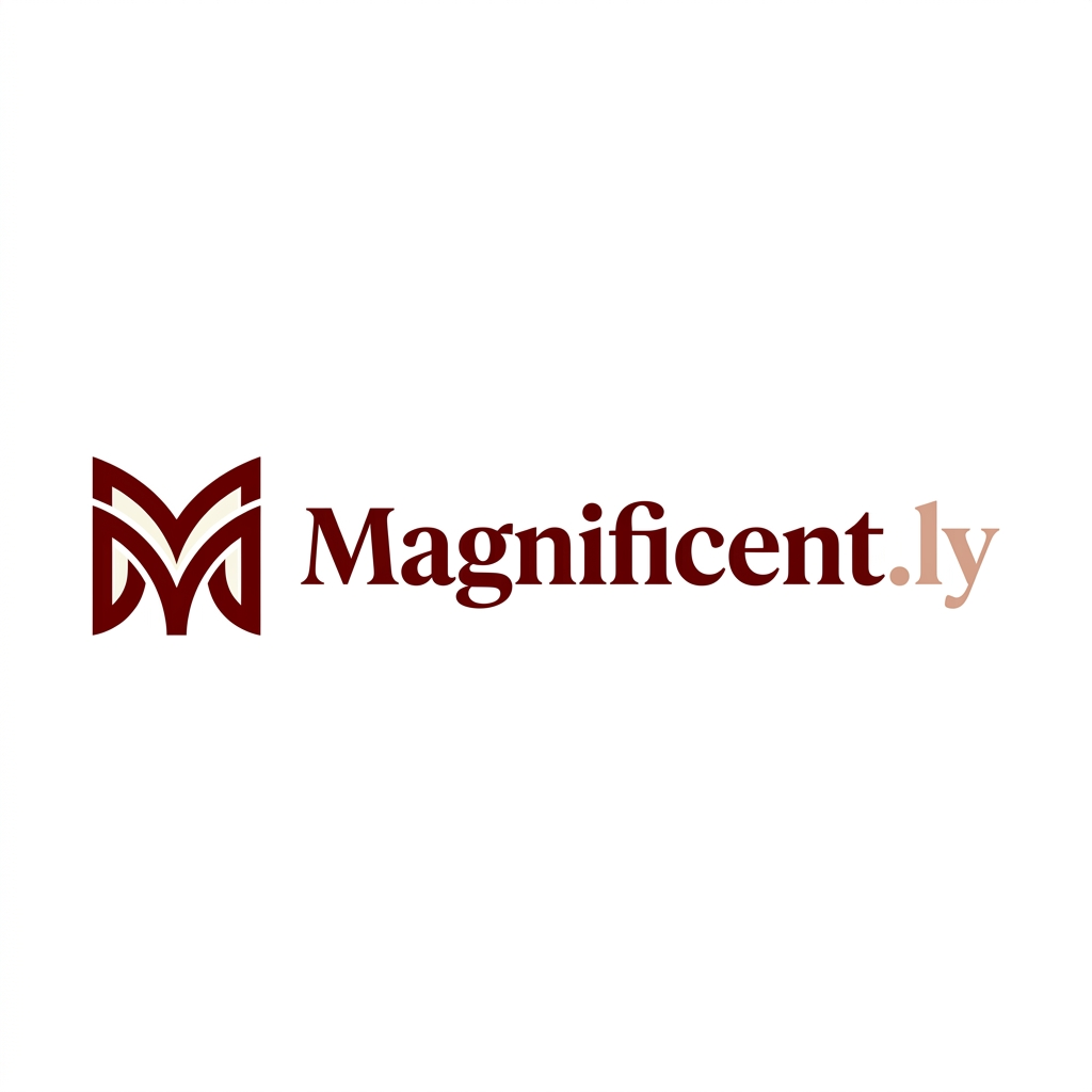Magnificent.ly brand logo concept