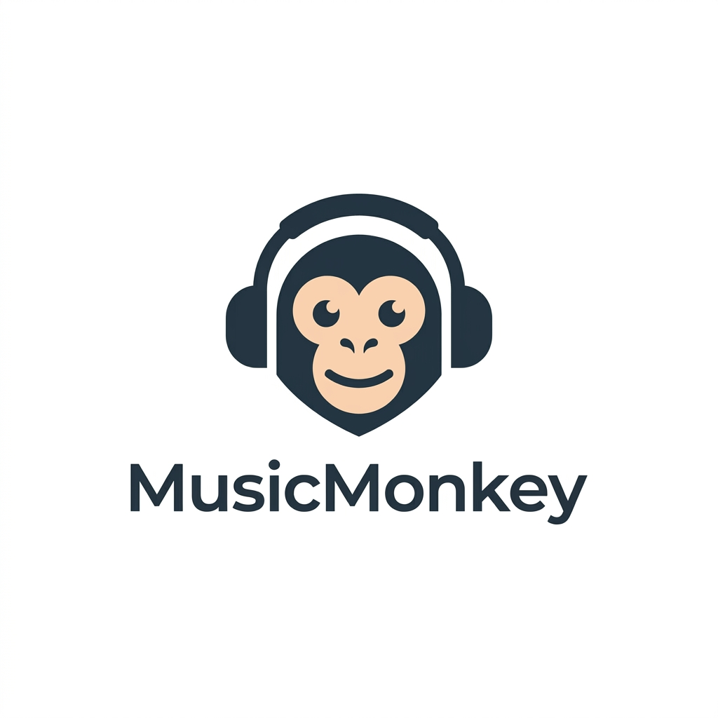 MusicMonkey.com brand logo concept