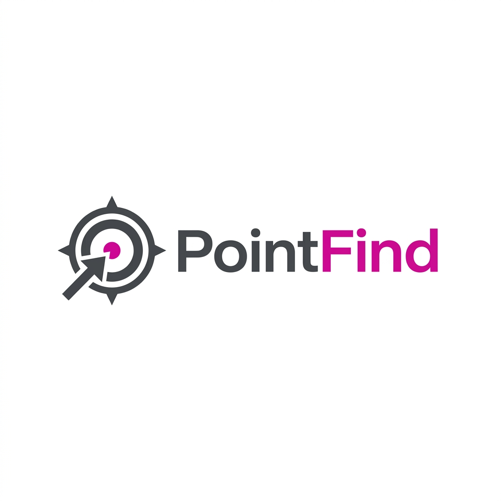 PointFind.com brand logo concept