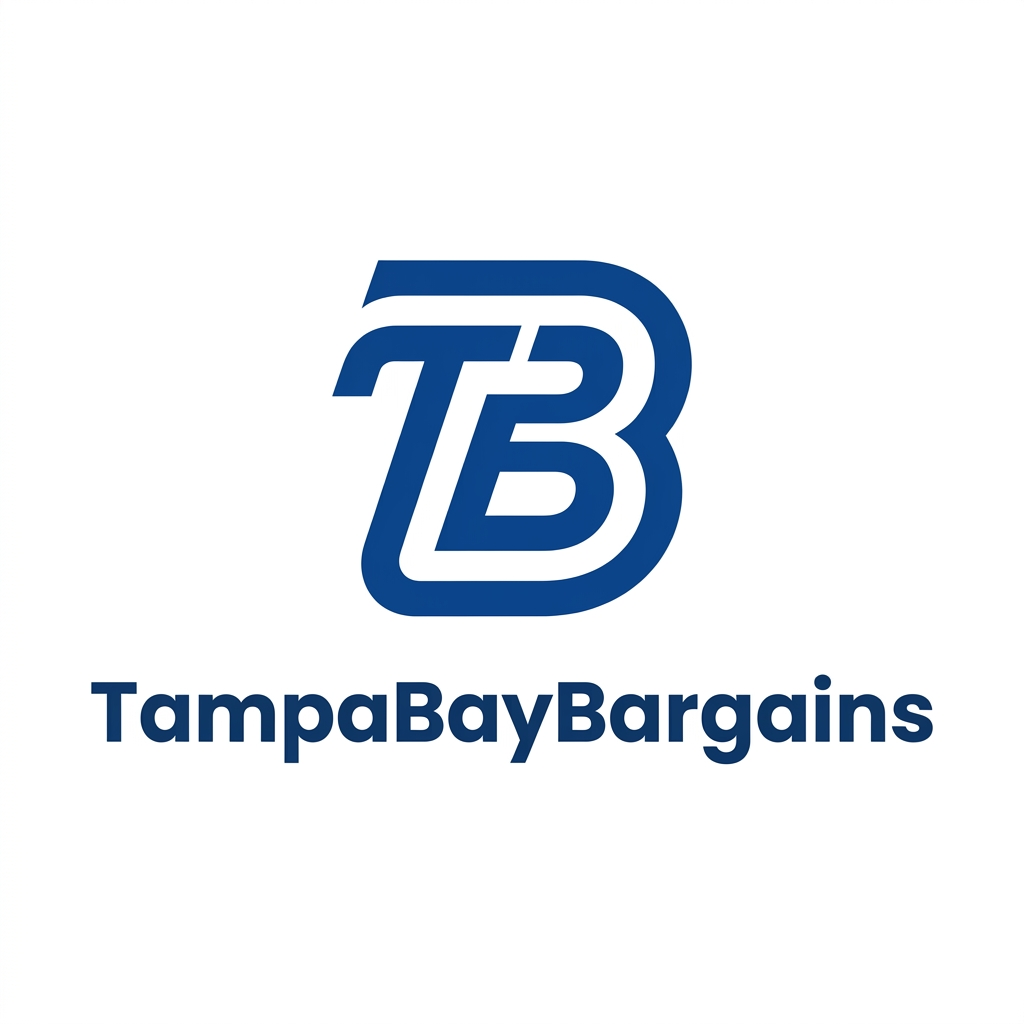 TampaBayBargains.com brand logo concept