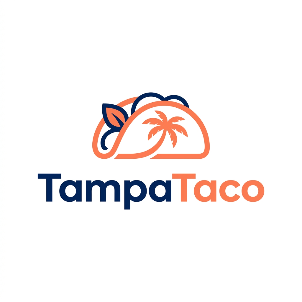 TampaTaco.com brand logo concept