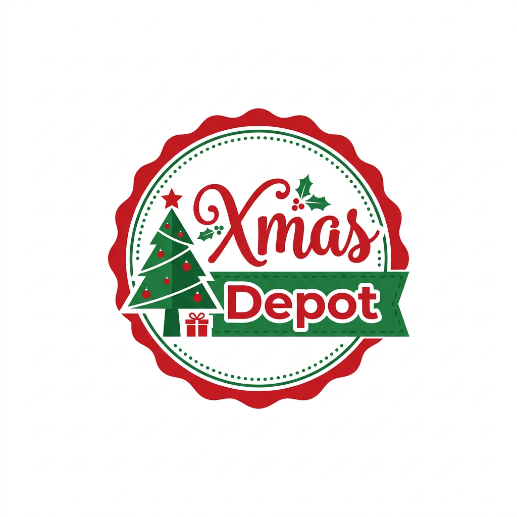 XmasDepot.com brand logo concept